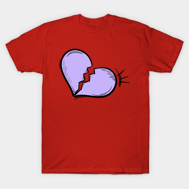 Broken Heart T-Shirt by Weldi - 33 Studio Design